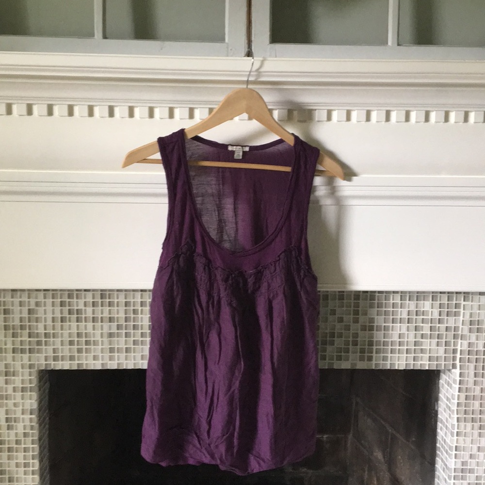 Bordeaux purple top